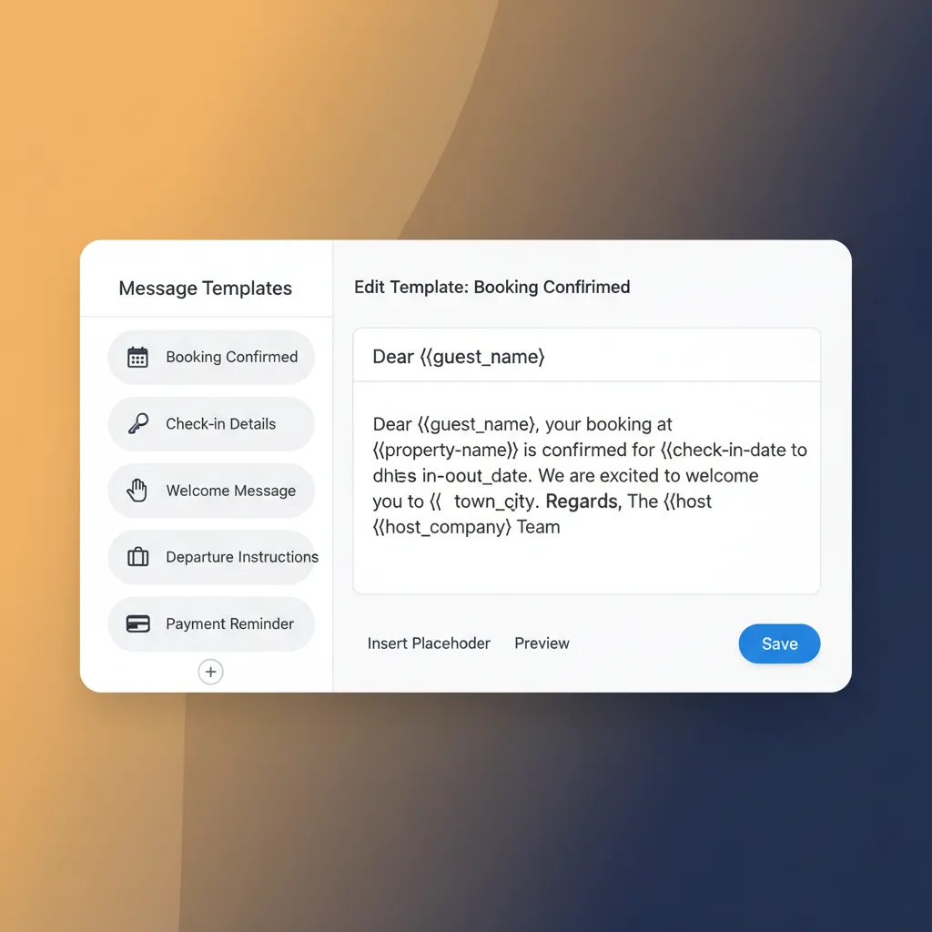 Setting up automated guest message templates in the HolsUK dashboard.