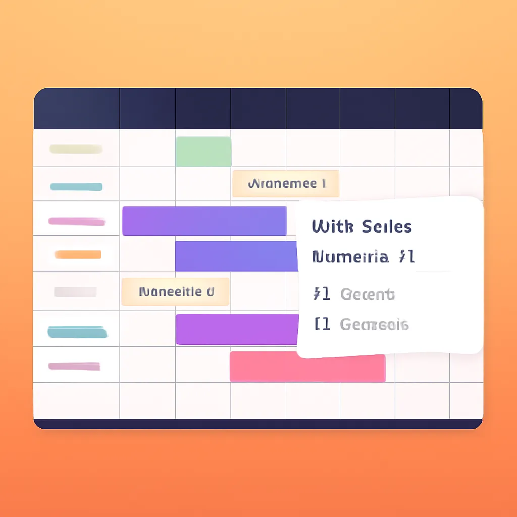 Multi-channel calendar view with booking cards and add-ons